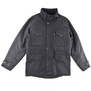 Barbour Sapper Mens Waxed Cotton Jacket Black